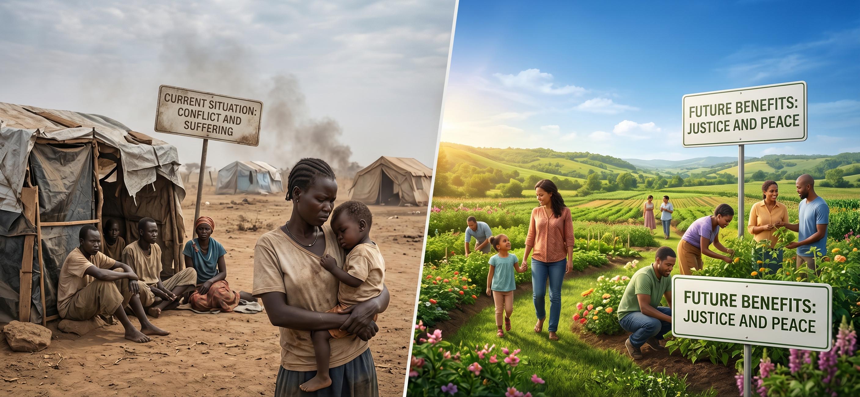 Civilians caught in conflict and the Bible's promise of lasting protection